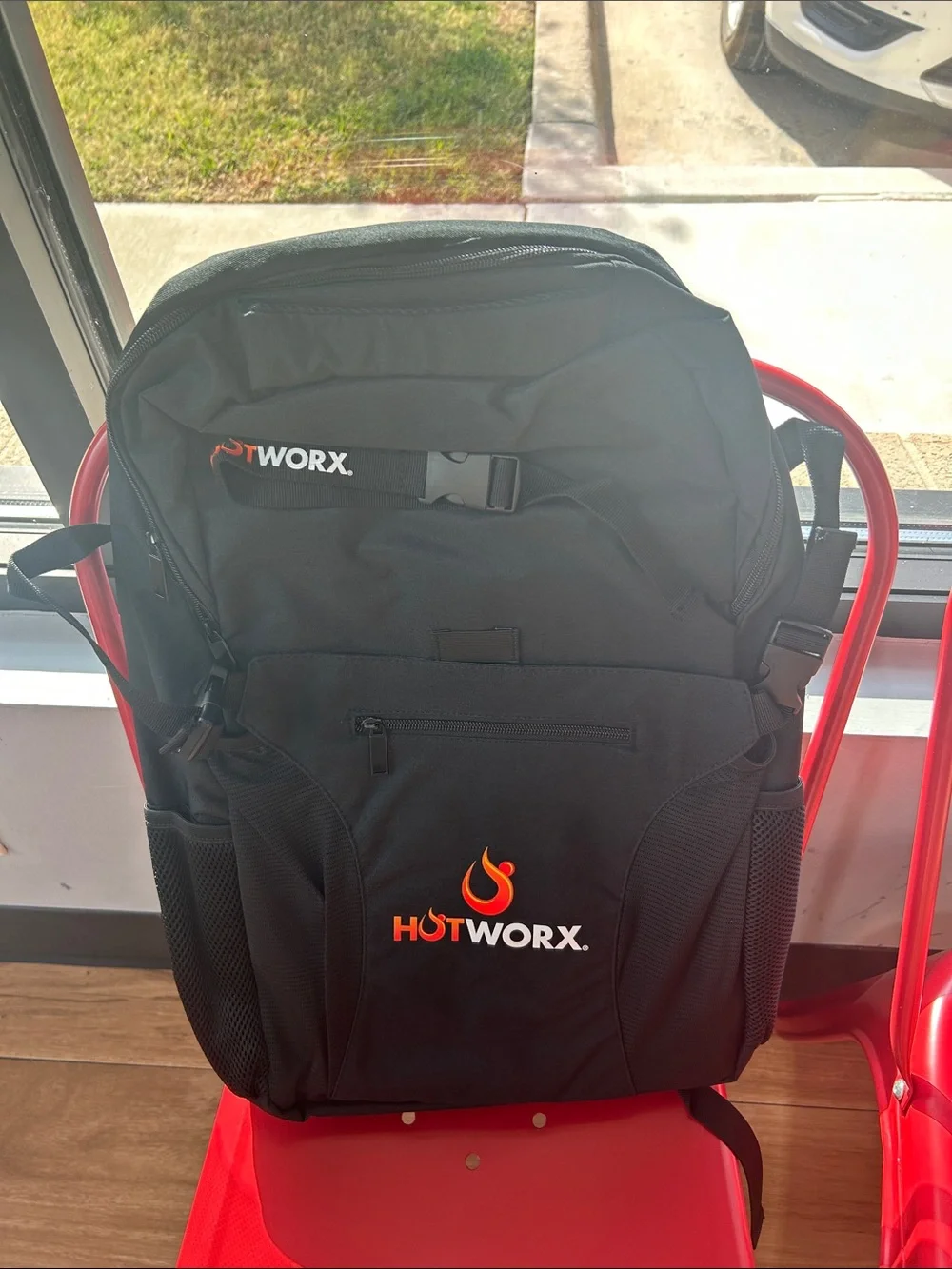 HOTWORX Black Performance Backpack